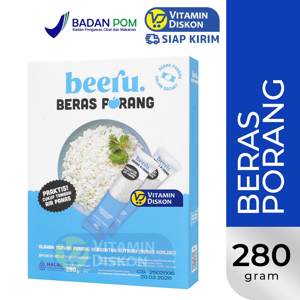 

BEERU BERAS PORANG OLAHAN TEPUNG PORANG BERBENTUK BUTIRAN (BERAS KONJAC) | Nasi praktis, Beras Porang Konjac Shirataki
