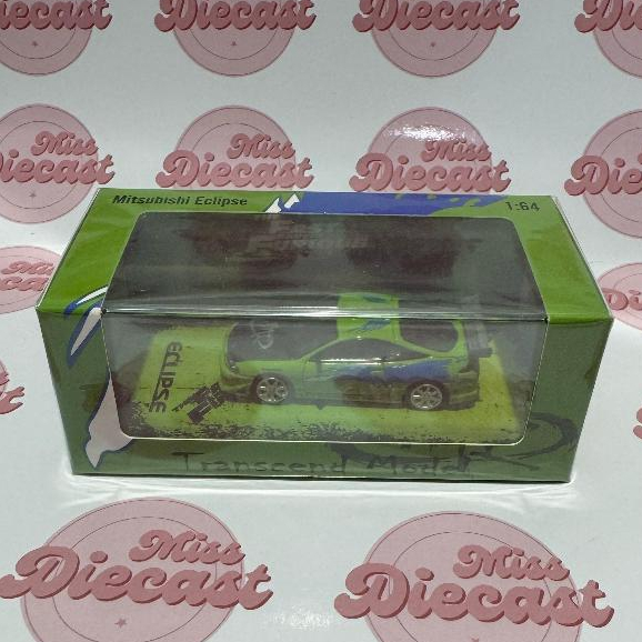 Diecast 1:64 Transcend Model Mitsubishi Eclipse Fast and Furious