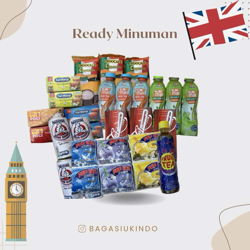 

BAGASIUKINDO | READY STOCK MINUMAN