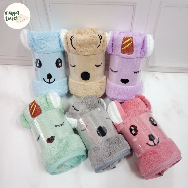 [Mappa Towel] - Handuk Anak / Bayi Karakter Timbul Brand Sarang Lebah