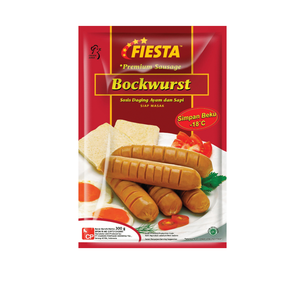 

FIESTA Sosis Bockwurst 300 Gram Rasa Enak