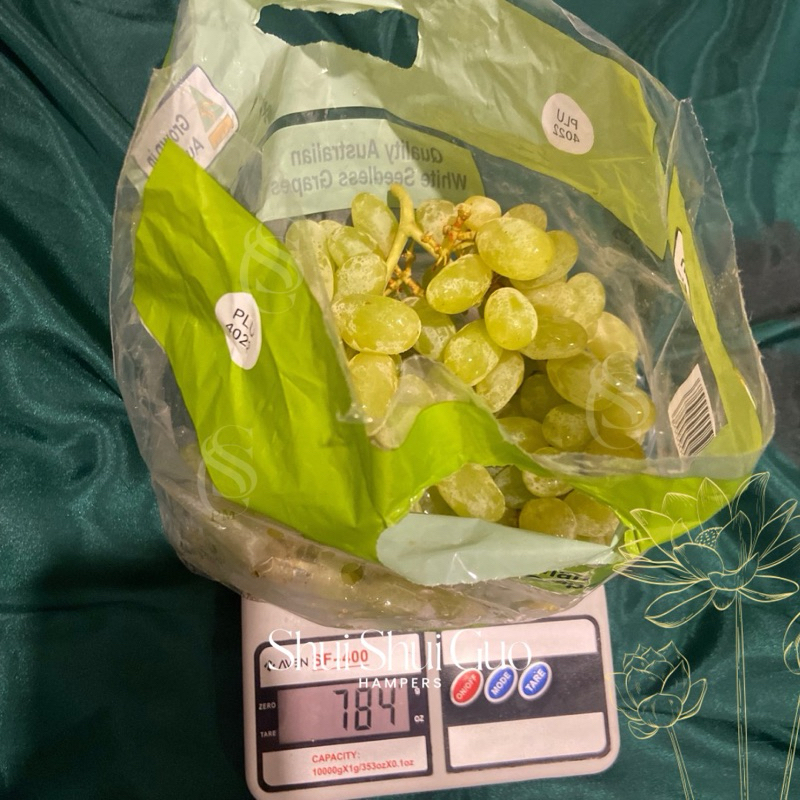 

SSG Anggur Seedless Australia Table Grapes Hijau | Buah Premium Fruits 700gr