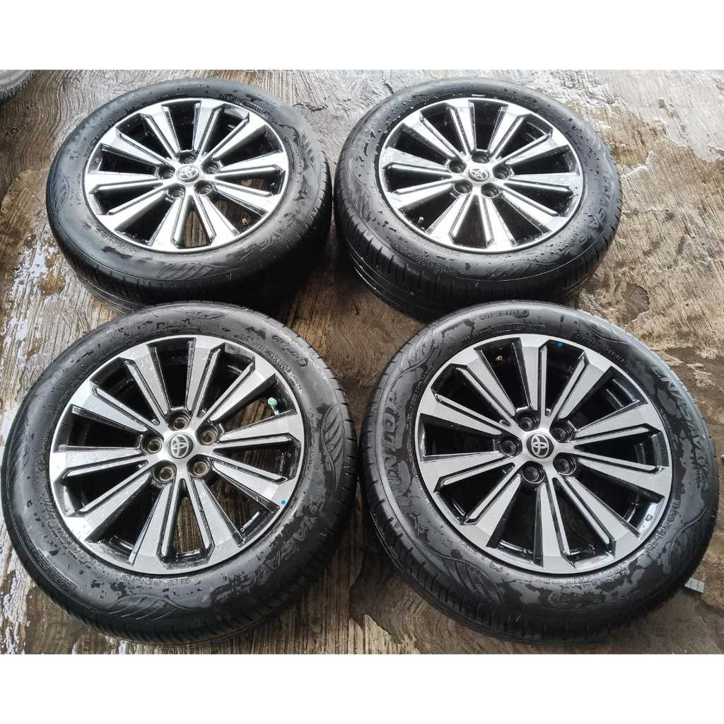 VELG MOBIL ORI STD AVANZA R16X6 5X100 BP + DUNLOP 195 60 R16