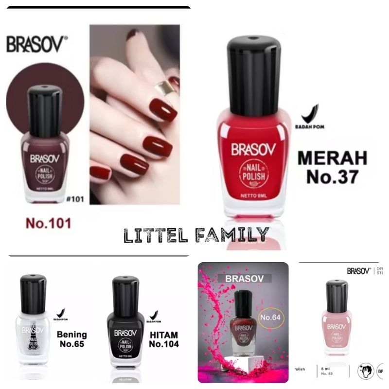 Kutek Brasov Maroon 101 / Kutek Brasov Nail Polish Maroon 8 ml / Cat Kuku Brasov Maroon