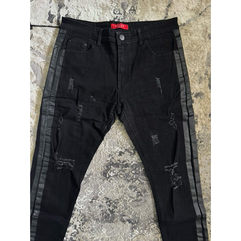 Rucas Season 5 Black Stripes Denim