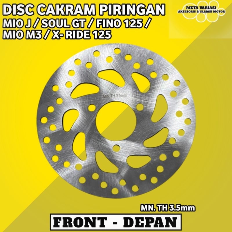 PIRINGAN CAKRAM DEPAN YAMAHA MIO J MIO M3 MIO Z SOUL GT XEON GT X-RIDE125 FINO 125