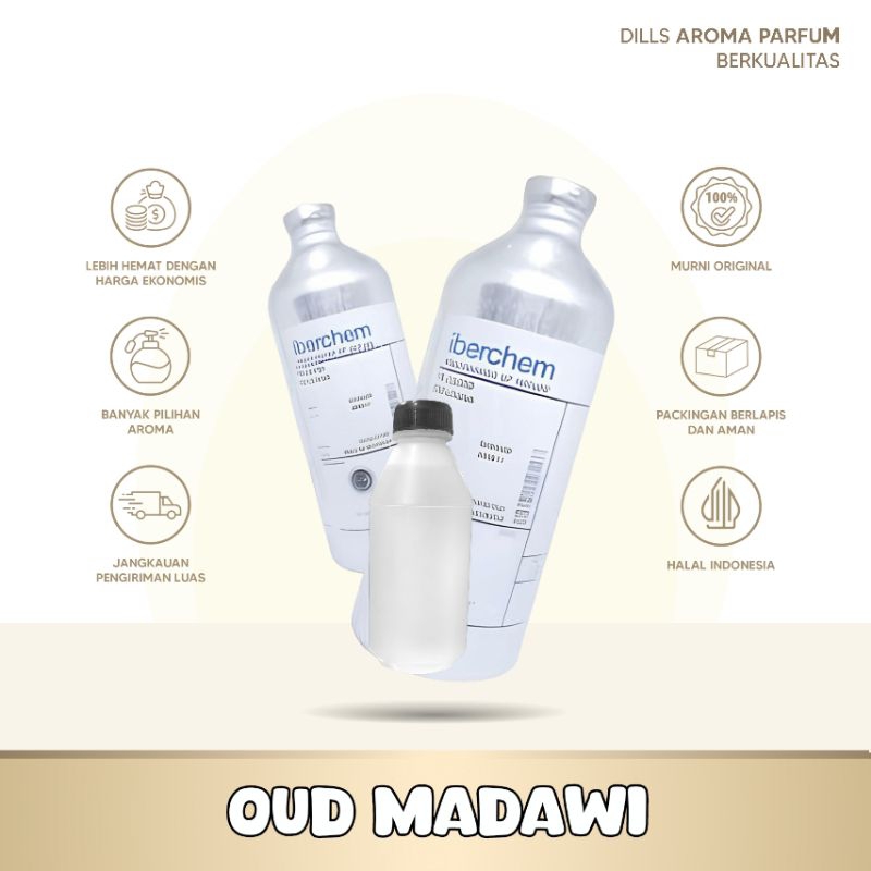 BIBIT PARFUME OUD MADAWI TANPA CAMPURAN 100ML