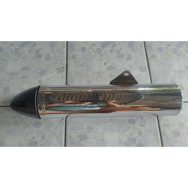 silencer SCD mulus copotan motor Suzuki Satria Fu facelift