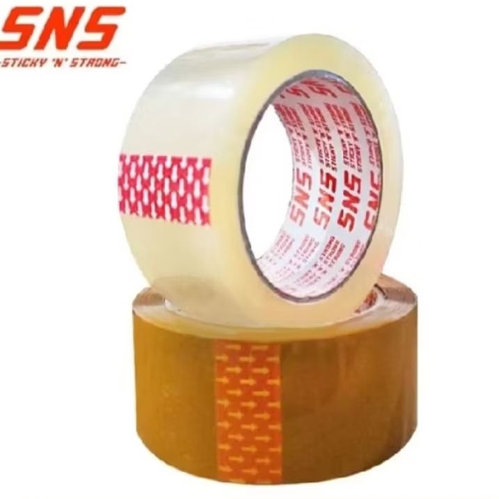

Solusi / Isolasi / Solatip / Lakban Bening /Coklat 45 mm x 80 Yard
