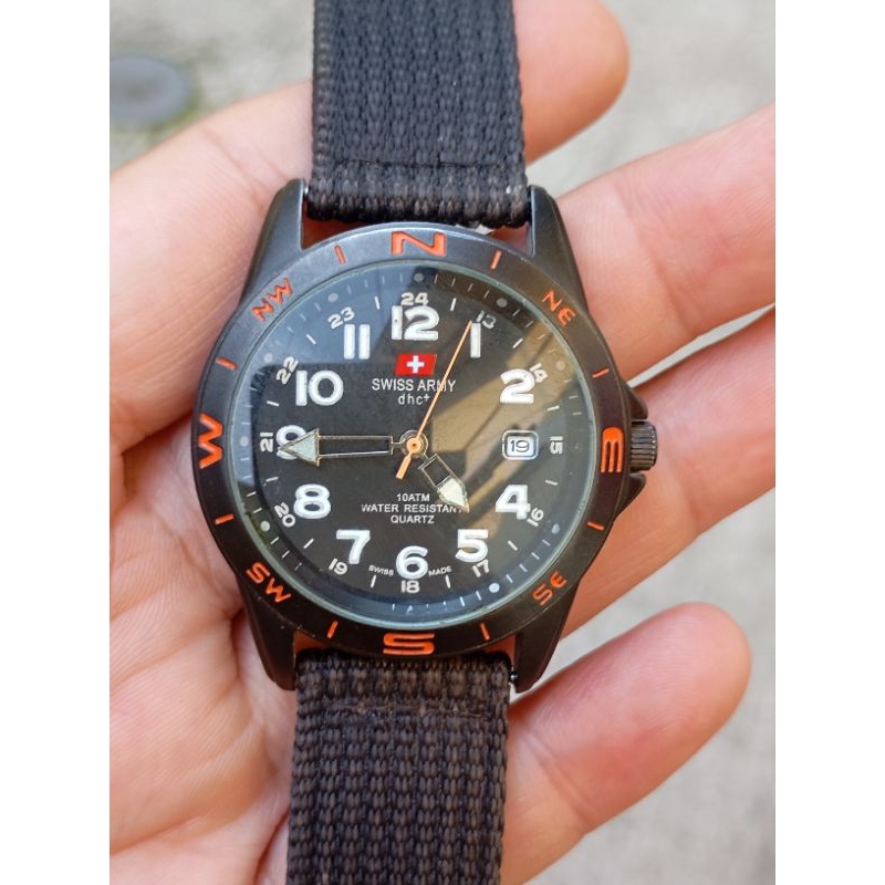 jam tangan SA dhc military japan quartz second bekas ori