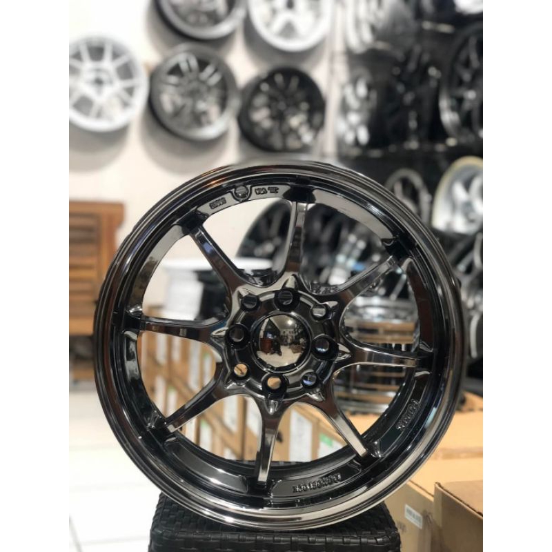 Velg mobil racing ce28 blackchrome Ring 15 [PROMO]