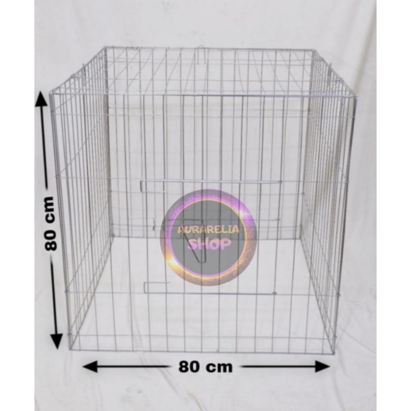 ARRL-Kandang Ayam Lipat Galvanis Ukuran Jumbo 80×80×80