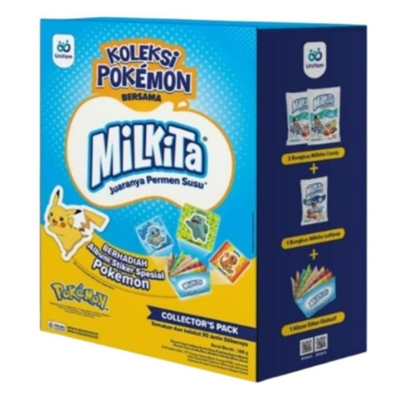 

milkita fun pack milk candy 348g