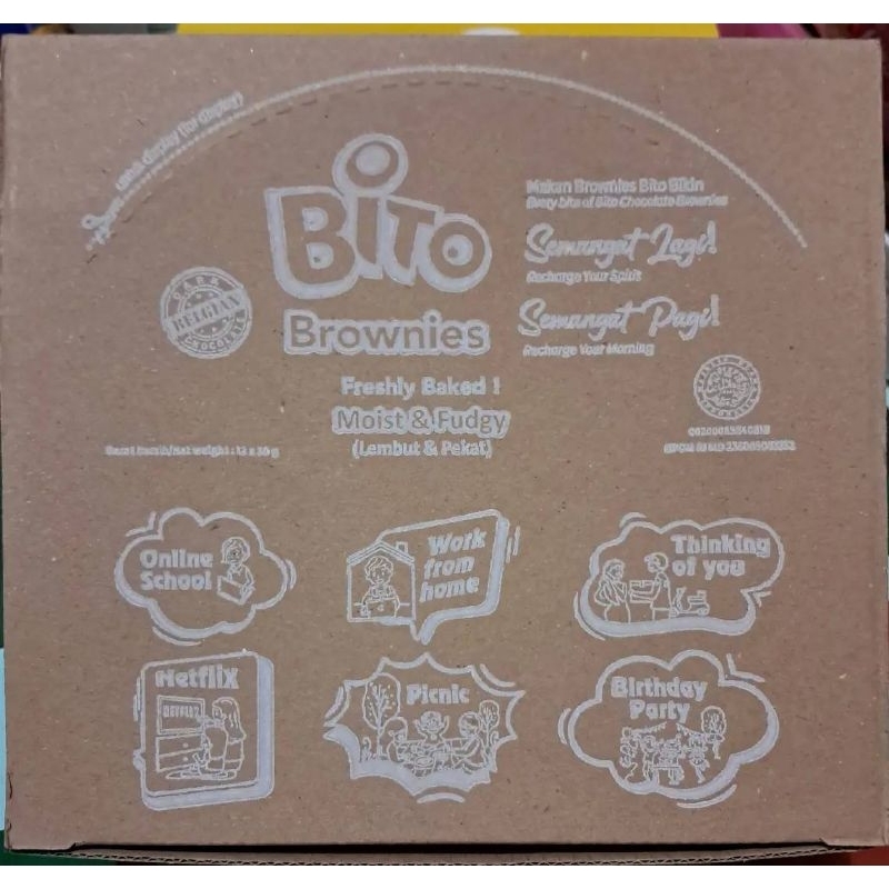 

Bito Brownies 1 box isi 12 sachet