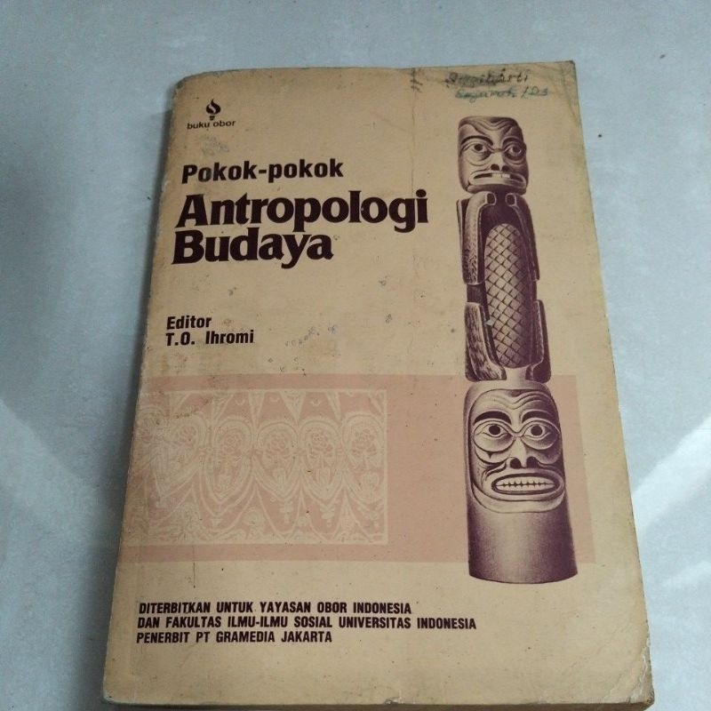 Pokok pokok Antropologi budaya