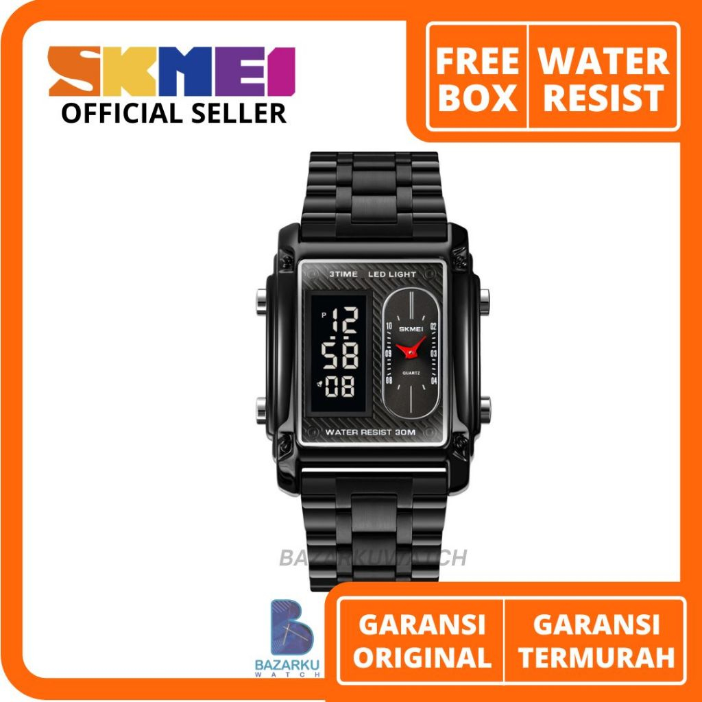 Jam Tangan Pria Skmei 9331 Jam Skmei Jam Tangan Skmei Jam Tangan Rantai Skmei Jam Tangan Rantai Pria