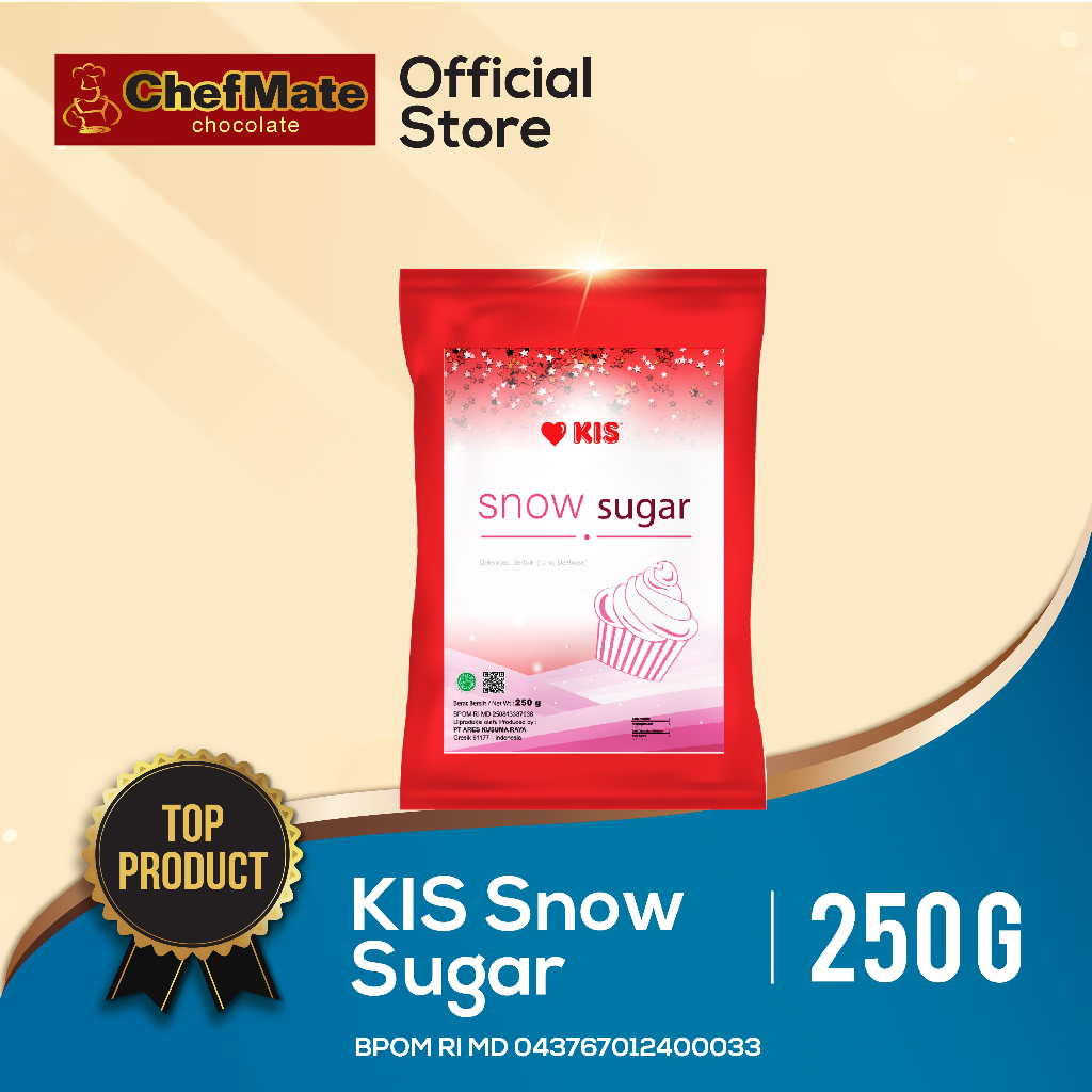 

KIS SNOW SUGAR 250 GRAM