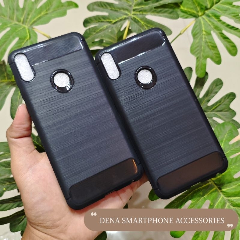 Soft Case Asus X00TD Zenfone Max Pro M1 ZB601KL ZB602KL X00TD Carbon Hitam