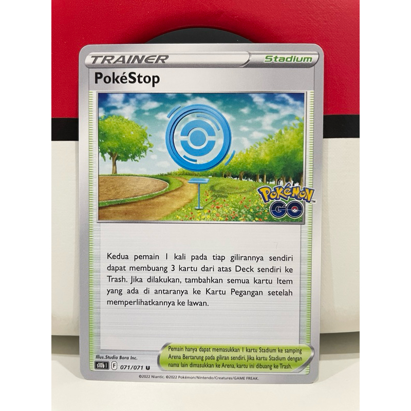 Kartu Pokemon TCG Indonesia Pokestop 071/071 Asli Pokemon Edisi Pokemon Go