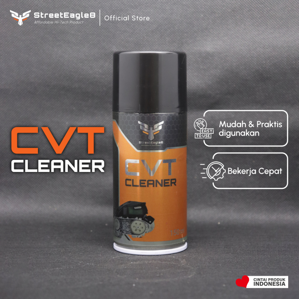 CVT CLEANER / PEMBERSIH CVT / V-BELT CLEANER / PEMBERSIH V-BELT / STREET EAGLE 8 CVT CLEANER - 150ML
