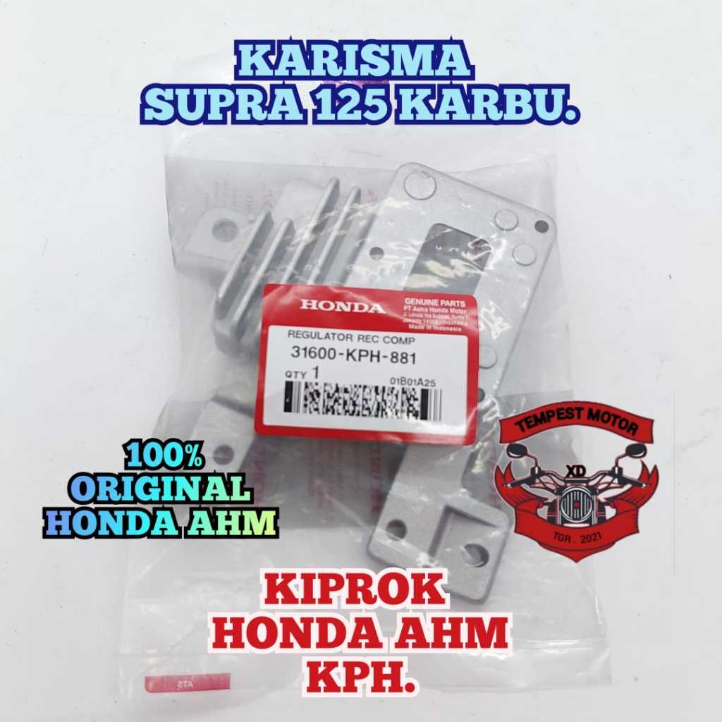 KIPROK ASLI KARISMA KIPROK HONDA KPH KARISMA REGULATOR ORI SUPRA 125 KIPOK HONDA SUPRA 125 KARBU