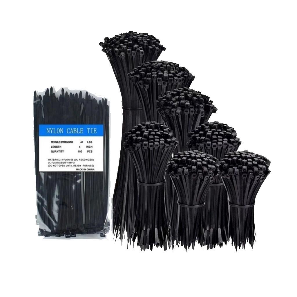 

KABEL TIES TALI TIES NYLON HITAM 10CM / 15CM / 20CM TEBAL DAN KUAT SERBAGUNA Isi 100Pcs