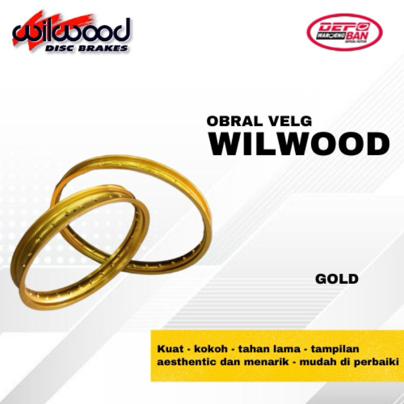 OBRAL PRODUK VELG WILWOOD ORIGINAL NEW