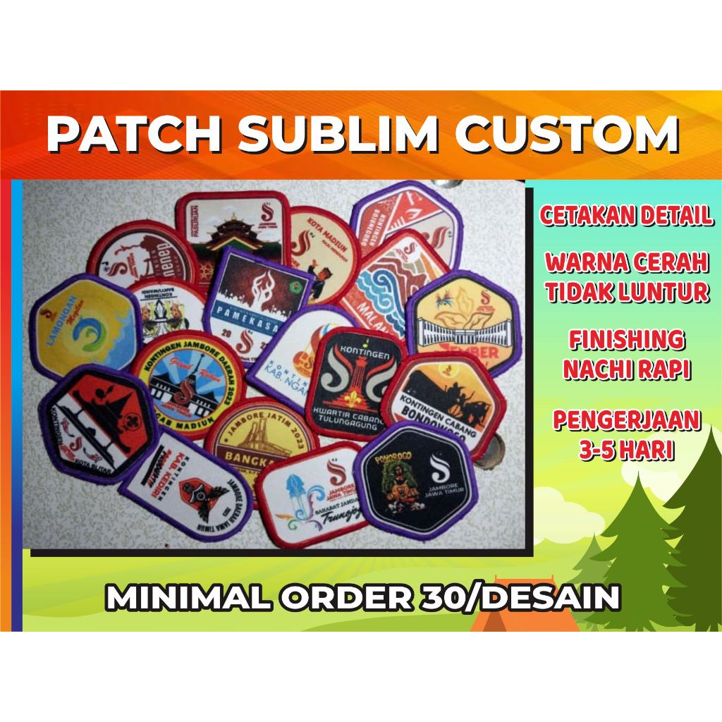 Patch Badge Sublim Custom