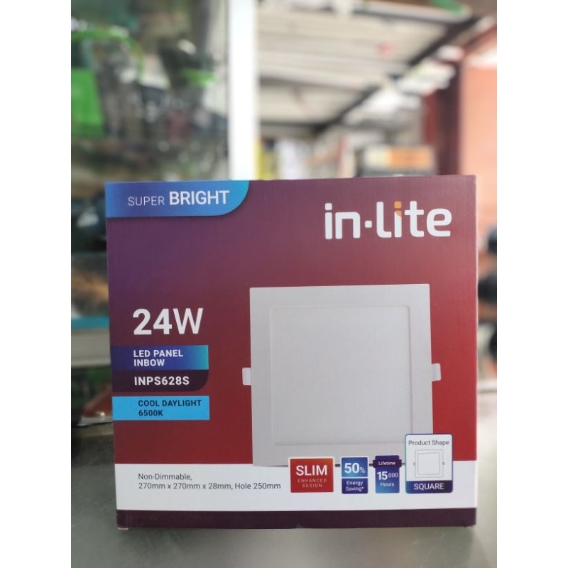 INLITE LED PANEL KOTAK DI TANAM