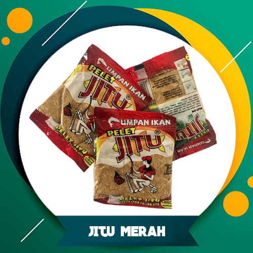 Pelet Jitu Merah - Umpan Mancing Ikan Mas Jaer Bawal dll Umpan mancing andalan Auto strike