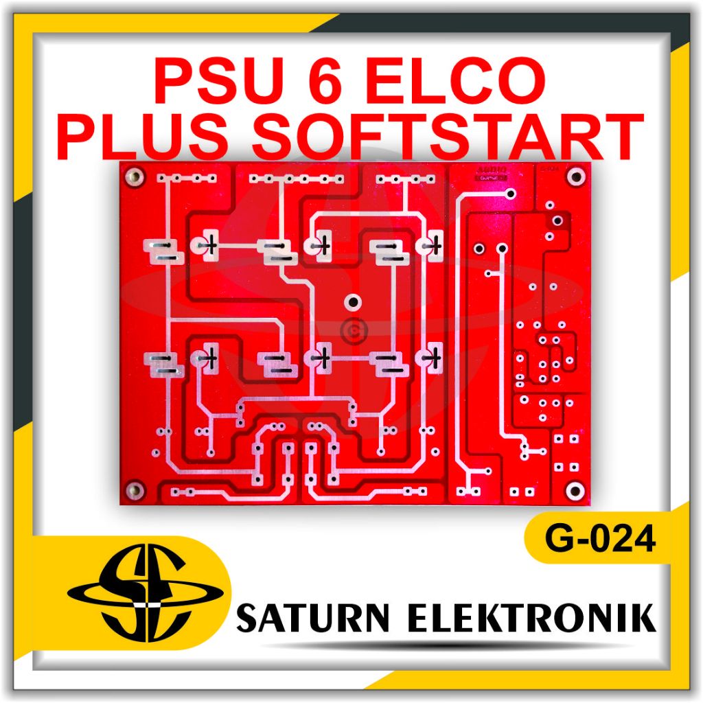 PCB PSU 6 Elco Plus Softstart G-024