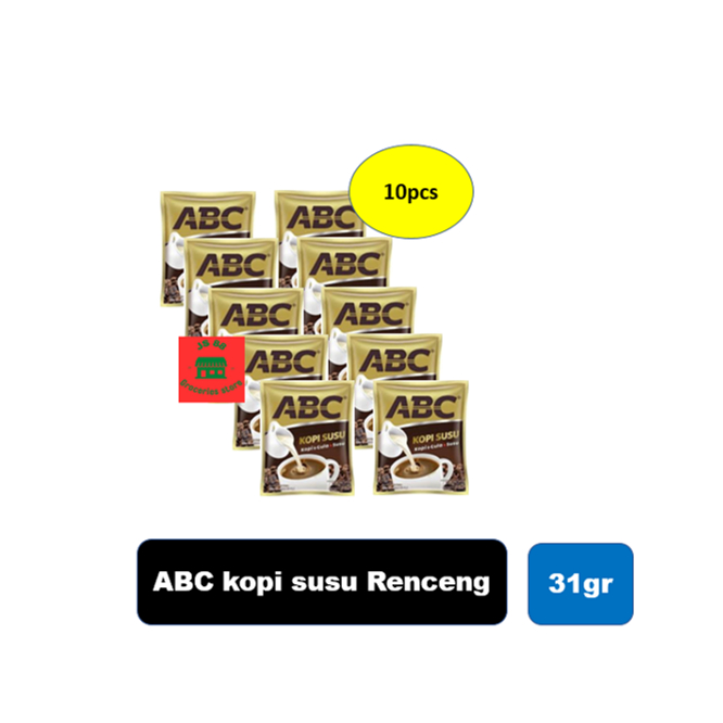 

ABC Kopi Susu Renceng (31 Gr X 10)