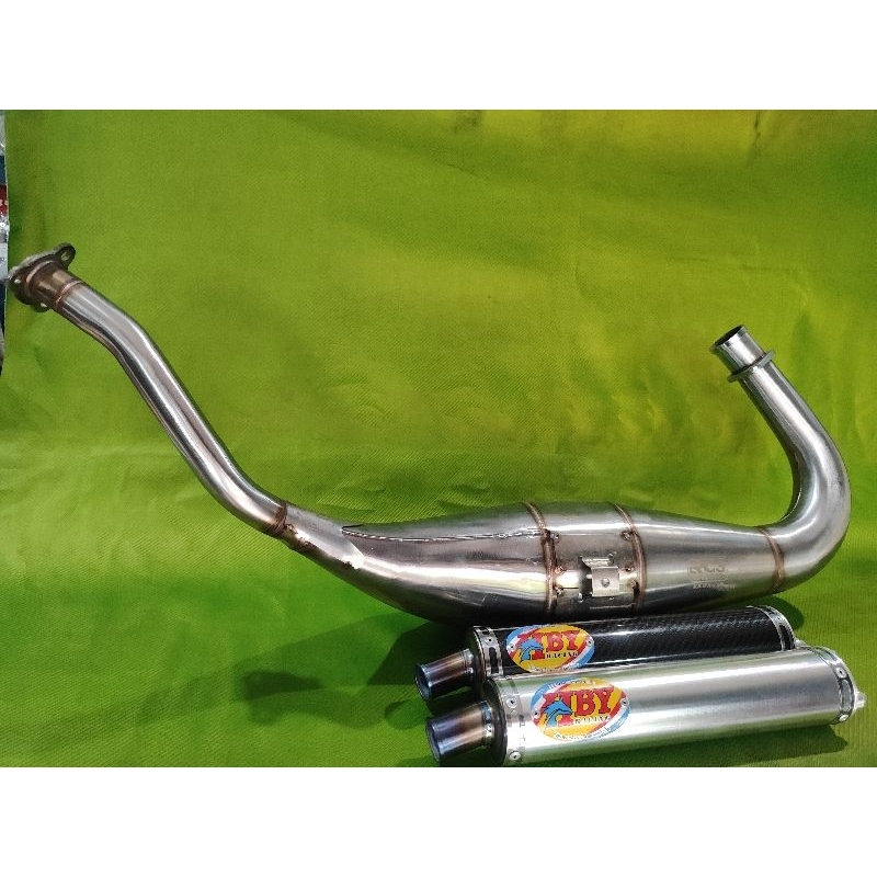 knalpot HBY Chamber perut Rc3 cobra kobra ninja R RR