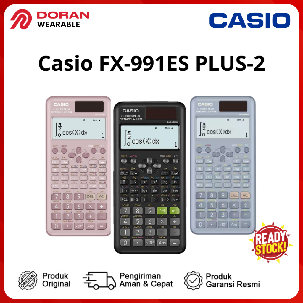 

Casio Kalkulator | Kalkulator Casio FX-991ES Plus 2nd Edition - Original
