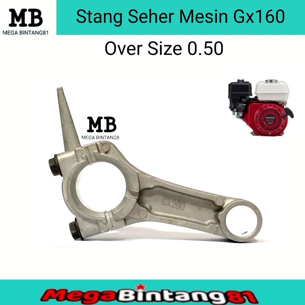 Stang seher GX160 STD Conrod stang seher GX160 STD connecting rod engine GX160 GX200 STD Standard