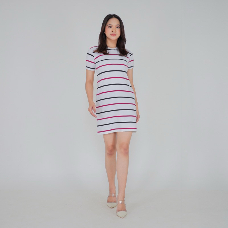 Dress wanita garis | pendek | sexy