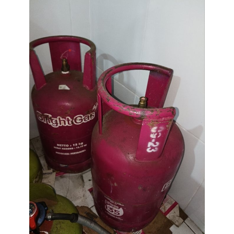 tabung gas elpiji pink bright gas 12kg