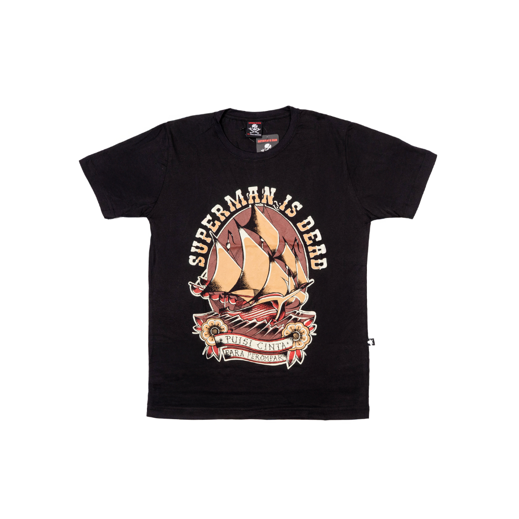 Original SID MERCH| KAOS| PUISI CINTA PARA PEROMPAK| SID PCPP BK Unisex