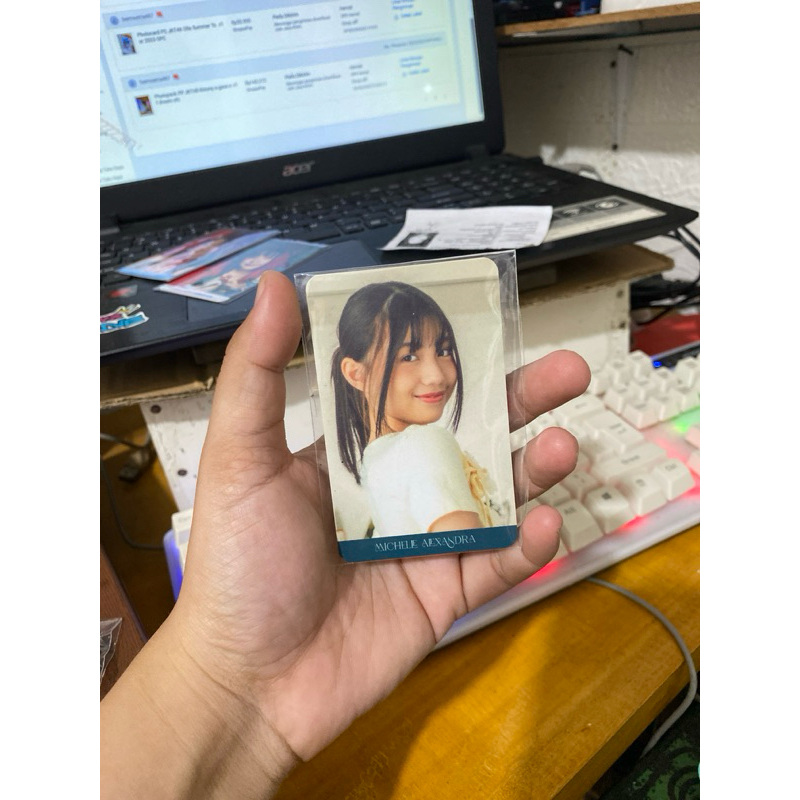 Photocard PC JKT48 Michie Kalender A Gaze Of Dream OFC