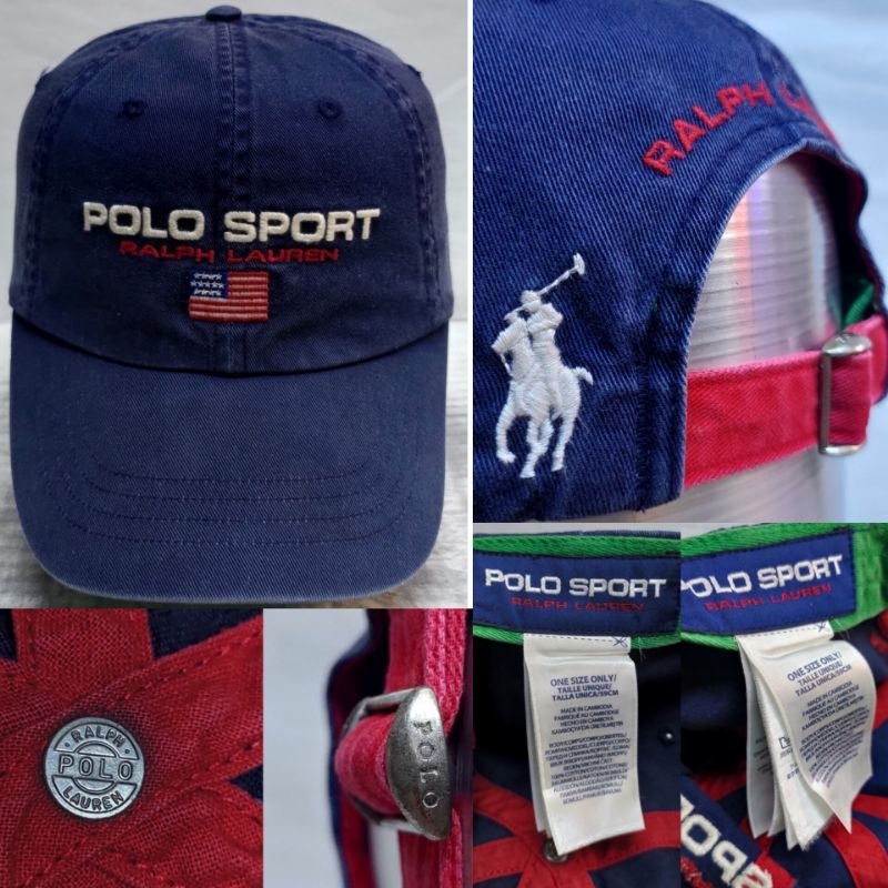Topi Rare Vintage POLO SPORT RALPH LAUREN Authentic Ori 2nd