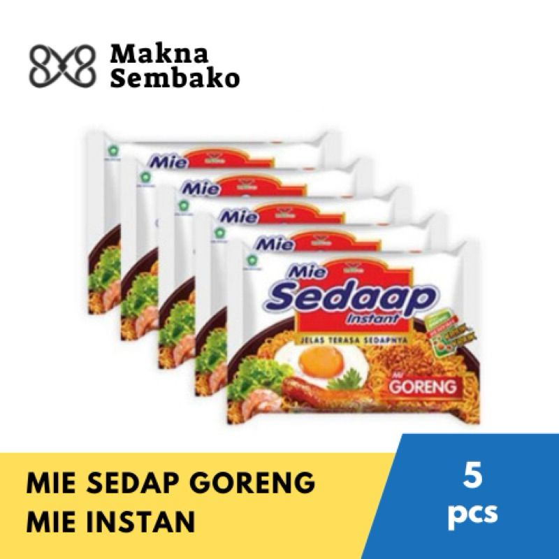 

MIE SEDAP GORENG - MIE INSTAN - 5 pcs