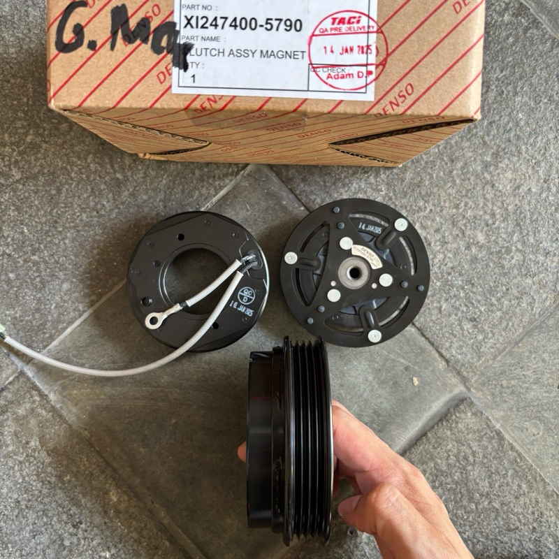 Magnet Magnit Clutch Pully Pulley Puli AC Mobil Grand Max grandmax Granmax Luxio (model kuping) Dens