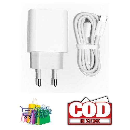 Infinix XC05 Charger Kit - 20W Fast Charging Adaptor with 3A Type-C to C Cable