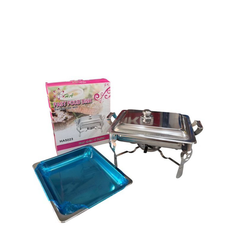 Fast Food Dish Sinda / Prasmanan Wadah Saji / Warmer Square Set