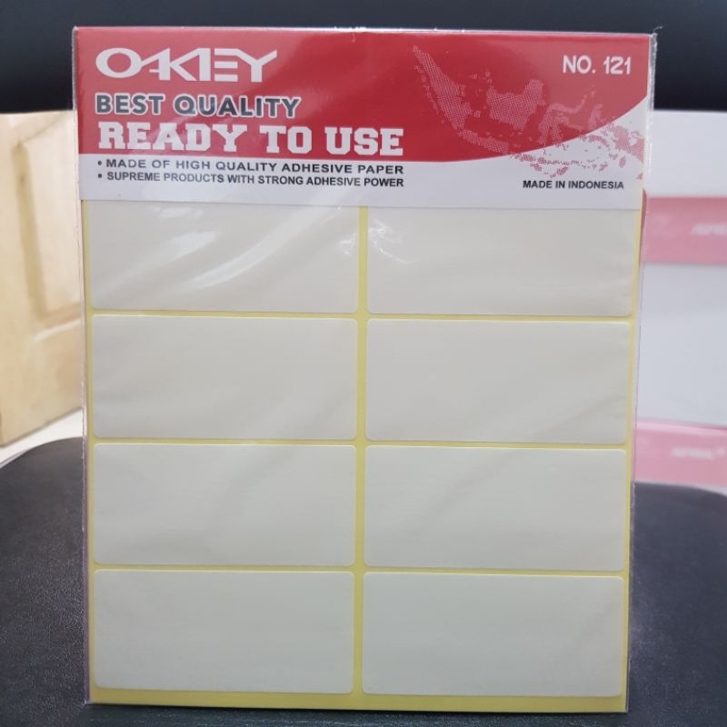 

Label 121 38x75mm