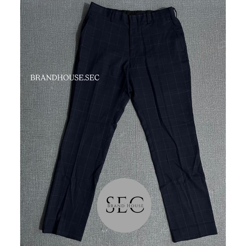CELANA PANJANG TARTAN SECOND WORK PANTS CELANA PANJANG KAIN SLIM FIT