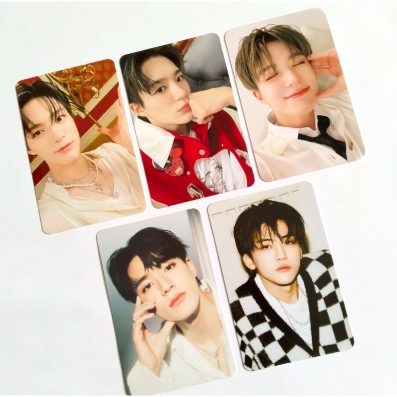 [wts official photocard aab jeno] jeno ar hot summer, jeno pp sg21, jeno riddin, jeno sanrio, jeno t