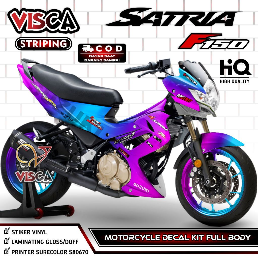 Decal Satria FU Barong Full Body - Stiker Satria FU Barong Full Body - Dekal Satria FU Barong Full B