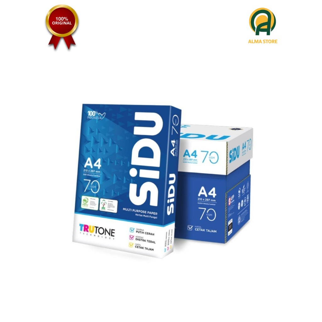 

Kertas HVS A4/F4 Sinar Dunia 70gsm