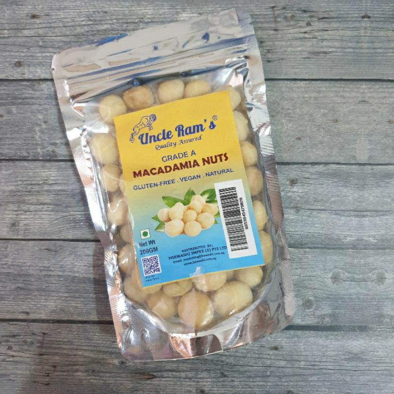 

Uncle Rams Natural Macadamia Nuts Gluten Free Vegan